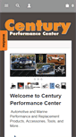 Mobile Screenshot of centuryperformance.com